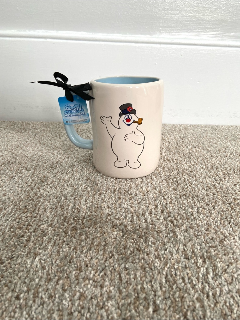 NWT Rae Dunn Frosty the Snowman "HAPPY JOLLY FUN" Coffee Mug